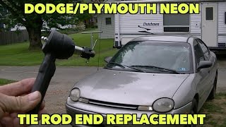 DodgePlymouth Neon Tie rod end ReplacementWhen theyre hard to get off [upl. by Greenberg]