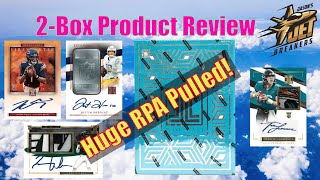 2021 Panini Impeccable Football 2Box Release Day Product Review MONSTER HIT [upl. by Reube]