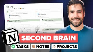 The ULTIMATE Second Brain Setup in Notion [upl. by Edbert]