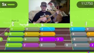 Yousician Ukulele  La Bamba Challenge Run [upl. by Kerwinn]