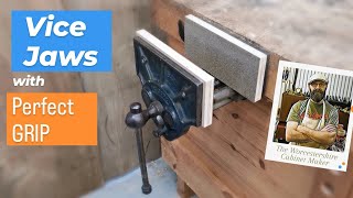 Woodworking Vice Jaws Upgrade  Plywood Cork amp Neoprene cheeks [upl. by Adnalahs]