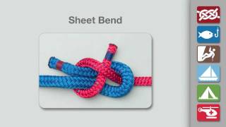 Sheet Bend Knot  How to tie a Sheet Bend Knot [upl. by Nastassia100]