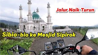 Sibiobio menuju Masjid Agung Syahrun Nur Sipirok Jalan Naik turun [upl. by Suirada]