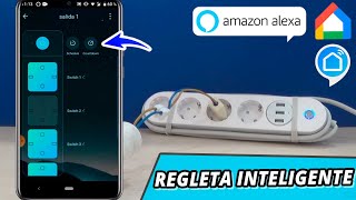 Regleta inteligente WiFi Tuya Smart compatible Amazon Alexa y Google Home ✅✅✅ [upl. by Charbonnier719]