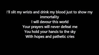 A Night In Texas  Satans Upheaval Lyric Video [upl. by Jayson335]