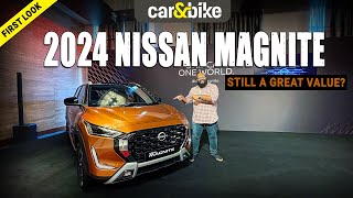 2024 Nissan Magnite Facelift First Look  Prices Start At Rs 599 Lakh [upl. by Ennahgem]