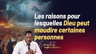 Les raisons pour lesquelles Dieu peut maudire certaines personnes [upl. by Eniad]