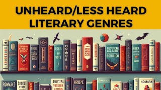 UnheardLess Heard Literary Genres  econtent by Ancy [upl. by Wolf]