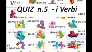 Quiz 5  i Verbi  presente passato prossimo imperfetto futuro [upl. by Aramal]