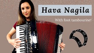 Accordion and Percussion Hava Nagila  a Yiddish folk song [upl. by Ataynik968]