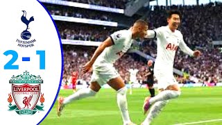 Tottenham Hotspur vs Liverpool 2  1 Highlights Premier League 2023 [upl. by Yaj388]