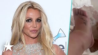 Britney Spears BREAKS SILENCE amp Shares Video Of Swollen Foot [upl. by Kcarb]