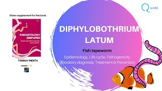 Diphylobothrium latum Fish Tapeworm Parasitology simplified tutorials For NEETPG NEXT USMLE [upl. by Dodds]