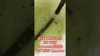 DIY RUST REMOVER NO MORE EVAPORUST  NO MORE  NO MORE RUST [upl. by Nevet723]