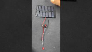 Solar Panel • Creating a Glowing LED Light with Solar Panel Connection shorts solar freeenergy [upl. by Batsheva]