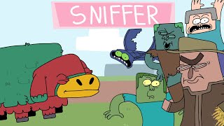 MINECRAFT NÃO CONFIE NO SNIFFER ANIMAÇÃO [upl. by Rahab443]