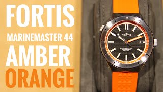 Fortis Marinemaster Amber Orange 44mm F8120013  Review  OlfertampCo [upl. by Hetti488]