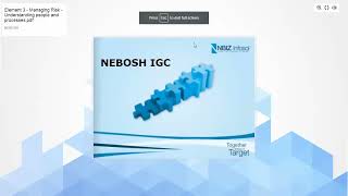 Nebosh IGC Online class IG1 Session March 20th 2024 [upl. by Sumetra424]