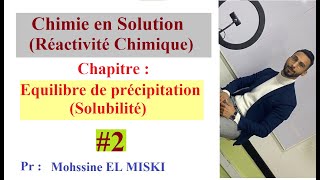 Chimie en solution  Équilibre de précipitation EX1 [upl. by Vicky]