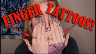 EVERYTHING ABOUT FINGER TATTOOS  Howlesque [upl. by Brnaby]