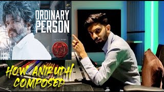 Leo Ordinary Person Song BREAKDOWN masterIMMANUEL  Musician Otnicka Reacts Anirudh [upl. by Lenny517]