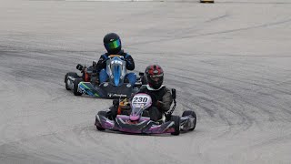 CRAZY heat racing from road america kart club [upl. by Peace415]