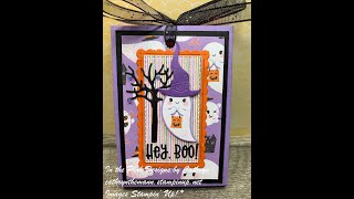 KITKAT SLIM GIFT BOX with FRIGHTFUL TAGS DIES  Stampin Up [upl. by Alludba330]