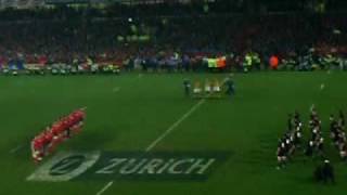 Munster vs All Blacks  Munster Haka vs New Zealand Haka  View from the stands [upl. by Yahc]