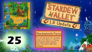 Cutscene City  Stardew Valley 16 Meadowlands Farm  Perfection Run EP25 [upl. by Truelove]