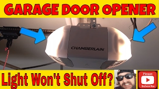 Chamberlain Lift Master Garage Door Opener Lights Stay On And Nothing Works This Could Be Why [upl. by Akcinehs72]