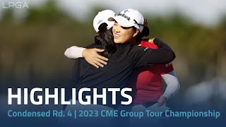 Condensed Rd 4  2023 CME Group Tour Championship [upl. by Anadroj]