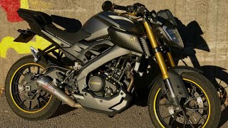 Yamaha mt 125 tuning story list of parts in description [upl. by Helbon]