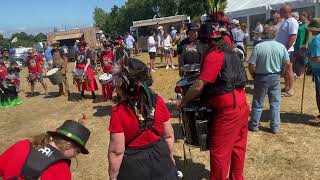 Ryebellion drummers at Rural Pastimes at Horns cross East Sussex 11 August 2024 [upl. by Yenruoc]