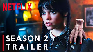 Wednesday Season 2  SEASON 2 PROMO TRAILER  Netflix  wednesday season 2 trailer [upl. by Flinn]