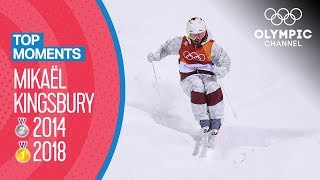 Mikaël Kingsburys medal winning runs at the Olympics 2014 amp 2018  Top Moments [upl. by Hillie980]