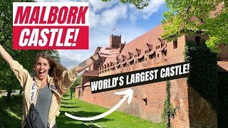 Visiting Malbork 🇵🇱 The Worlds Largest Castle [upl. by Sitelc]