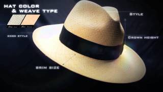 FACT 3  Did you know there are 12 different details on a Panama Hat [upl. by Nalyr]