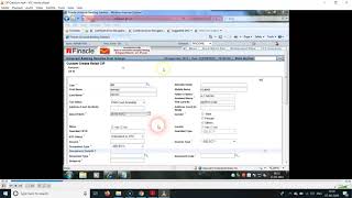 FINACLE  CIF id creation of RETAIL customer [upl. by Aicenev563]