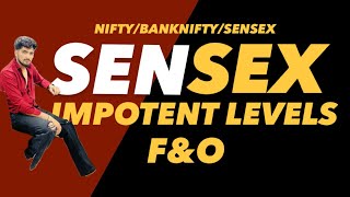 Sensex impotent levels FampO क्या कल sensex बिग मूव देगा 📈 [upl. by Atiugal]