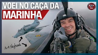 Como é VOAR NO CAÇA DA MARINHA DO BRASIL A4 Skyhawk [upl. by Slade642]