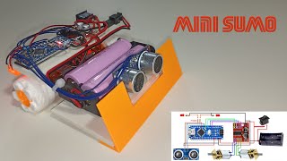 DIY Mini Sumo Robot [upl. by Giuditta]