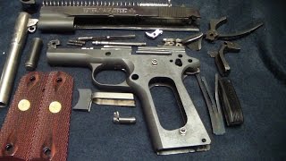 Colt 1911 government model disassembly [upl. by Stafford742]