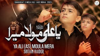 Ya Ali Moula Mera  21 Ramzan Noha 2023  Sibtain Haider [upl. by Dinnie]