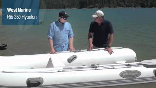 West Marine Rib 350 Hypalon White Sport Boat [upl. by Adnhoj]