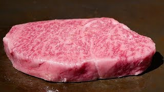 250 KOBE BEEF STEAK Teppanyaki amp Sushi In Japan [upl. by Halyahs99]