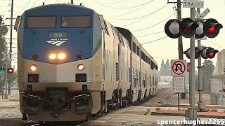 2024 Amtrak Metrolink BNSF amp Union Pacific Trains South amp East Los Angeles [upl. by Yodlem]