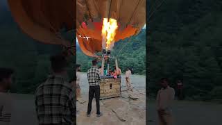 Massive Hot Air Balloon Adventure  Manali  Himachal Pradesh  Live Video himachaltourism manali [upl. by Gerri616]