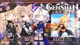 Fontaine React to the Traveler  Aether  Lumine   Gacha Club  Genshin Impact [upl. by Terpstra]