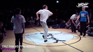 JUSTE DEBOUT SWITZERLAND 2014  POPPING FINAL DBZ Fam vs Fiya House [upl. by Ardath]