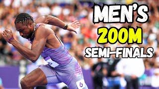 Letsile Tebogo BEAT Noah Lyles in the Semfinal over 200m II 2024 Olympic Games Paris [upl. by Peterman]